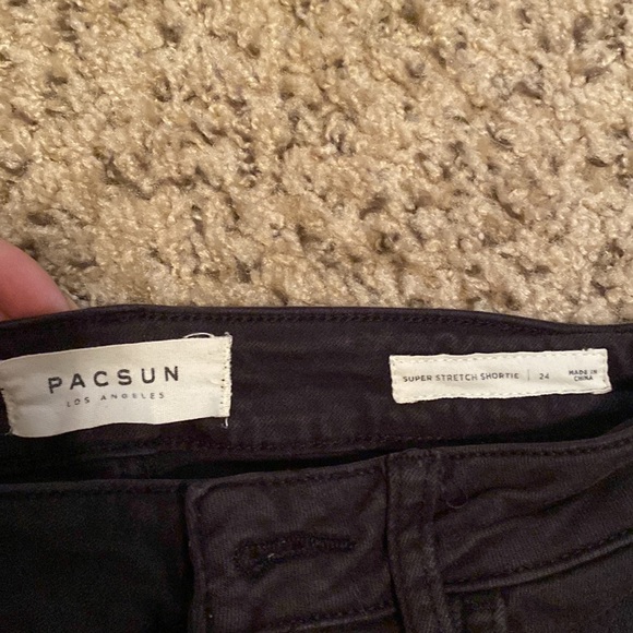 Black Pacsun Denim Shorts - Picture 3 of 3